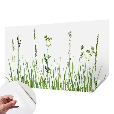 Selbstklebende Fototapete fürs Schlafzimmer mit zartem Blumenmotiv