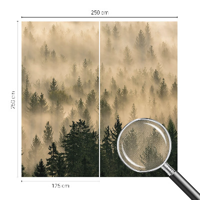 20D-Fototapete fürs Wohnzimmer Waldnebel