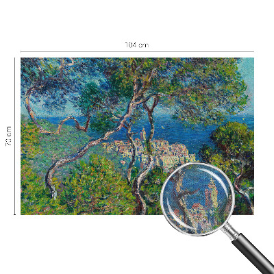 Fototapete in 3D-Optik mit Mittelmeerblick