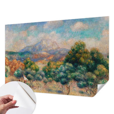 20D-Fototapete fürs Schlafzimmer mit einer Berglandschaft als Motiv