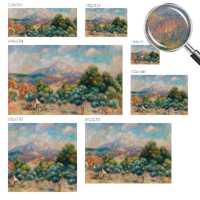 20D-Fototapete fürs Schlafzimmer Berglandschaft