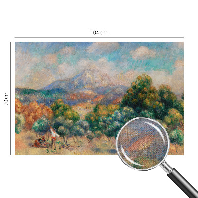 20D-Fototapete fürs Schlafzimmer mit einer Berglandschaft als Motiv