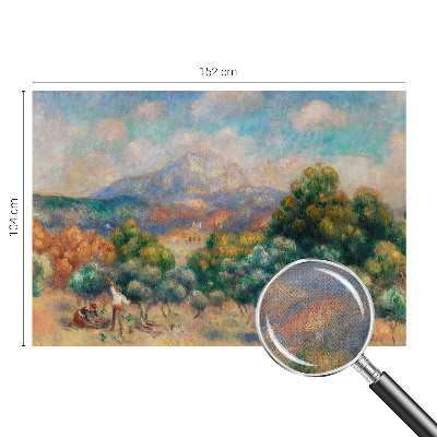 20D-Fototapete fürs Schlafzimmer mit einer Berglandschaft als Motiv