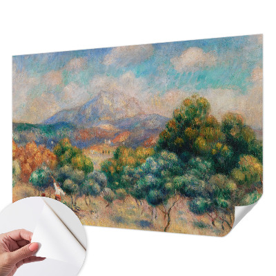 20D-Fototapete fürs Schlafzimmer mit einer Berglandschaft als Motiv