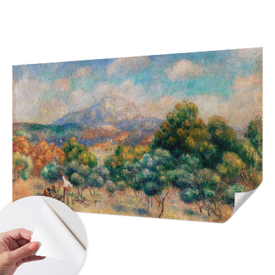 20D-Fototapete fürs Schlafzimmer mit einer Berglandschaft als Motiv
