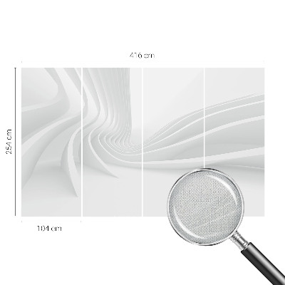20D-Fototapete mit Motiv von Flüssigkeitsleitungen
