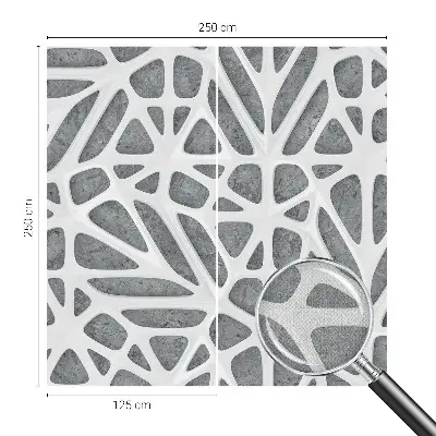 Fototapete nach Maß mit geometrischem Netzwerkmuster
