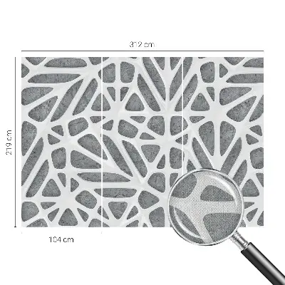 Fototapete nach Maß mit geometrischem Netzwerkmuster