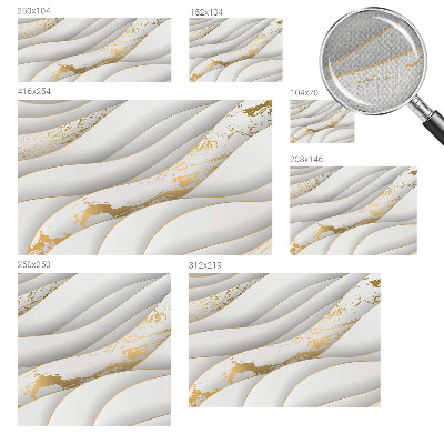 Motivtapete fürs Wohnzimmer Dynamische Muster