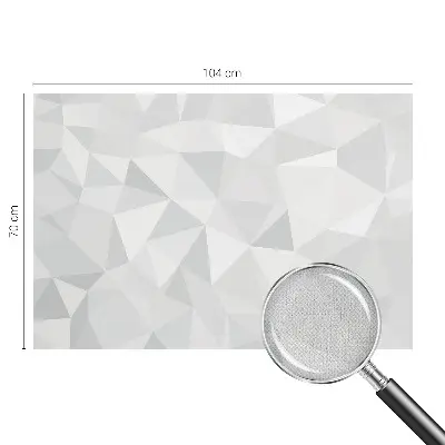 Moderne Fototapete nach Maß mit dreieckigem Mosaikdesign
