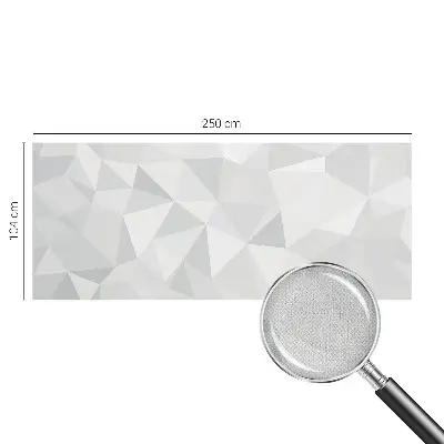 Moderne Fototapete nach Maß mit dreieckigem Mosaikdesign