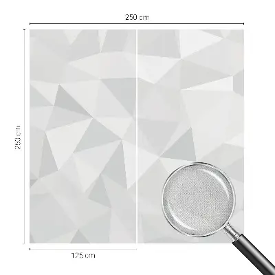 Moderne Fototapete nach Maß mit dreieckigem Mosaikdesign