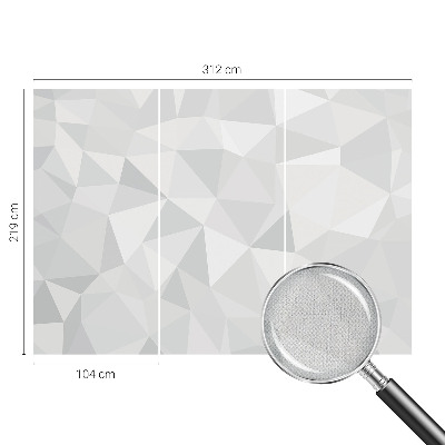 Moderne Fototapete nach Maß Dreieckiges Mosaik