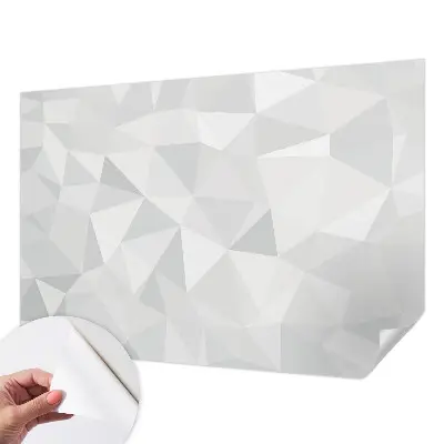Moderne Fototapete nach Maß mit dreieckigem Mosaikdesign