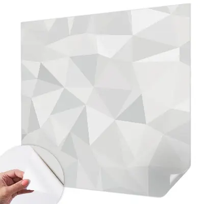 Moderne Fototapete nach Maß mit dreieckigem Mosaikdesign