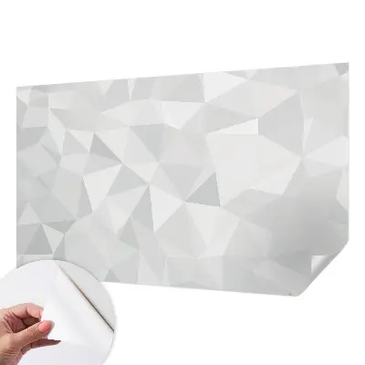 Moderne Fototapete nach Maß mit dreieckigem Mosaikdesign