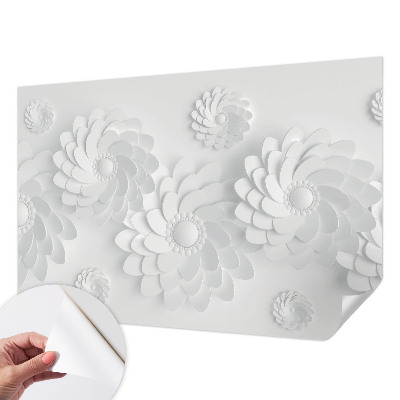 Vintage Tapete mit floralem Muster