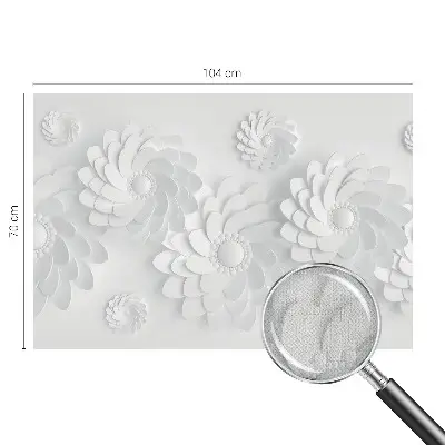 Vintage Tapete mit floralem Muster