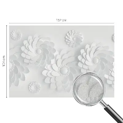 Vintage Tapete mit floralem Muster