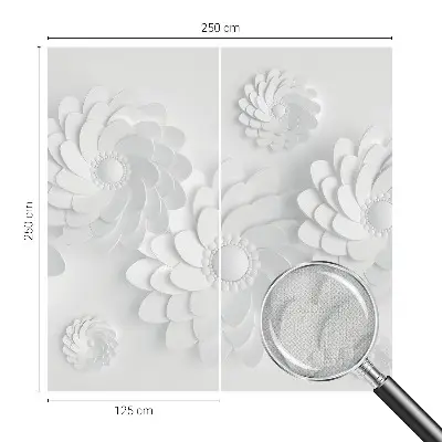 Vintage Tapete mit floralem Muster