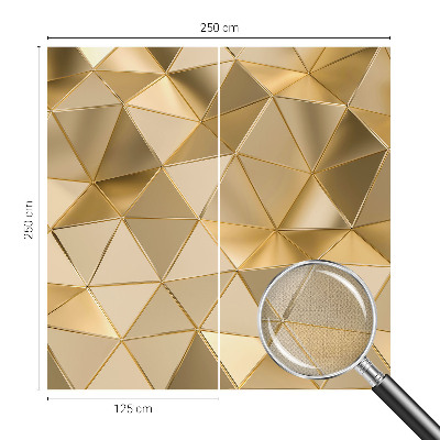 Selbstklebende Fototapete fürs Wohnzimmer Dreiecksmuster