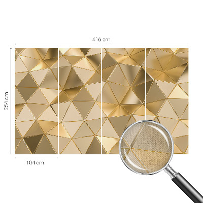 Selbstklebende Fototapete fürs Wohnzimmer Dreiecksmuster