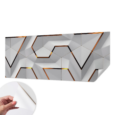 Selbstklebende Fototapete fürs Schlafzimmer Dreidimensionale Muster