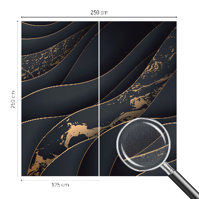 Selbstklebende Fototapete fürs Kinderzimmer Elegante Wellen