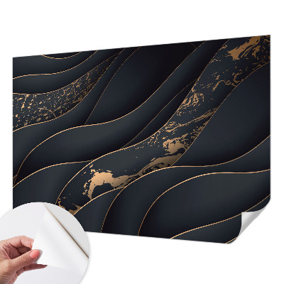 Selbstklebende Fototapete fürs Kinderzimmer Elegante Wellen