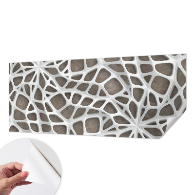 21D-Fototapete Geometrisches Netzwerk