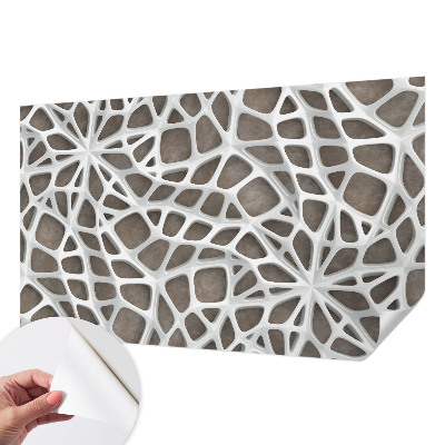 21D-Fototapete Geometrisches Netzwerk