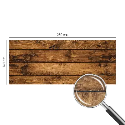 Fototapete in 3D-Optik mit Motiv aus Holzbrettern