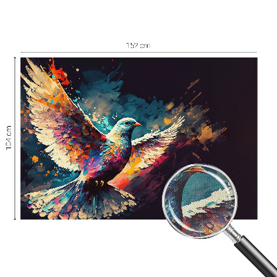 Moderne Fototapete nach Maß Farbenfroher Vogel