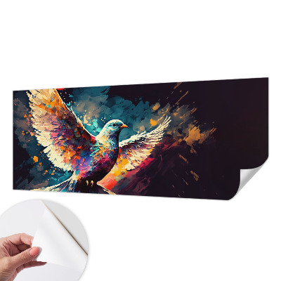 Moderne Fototapete nach Maß Farbenfroher Vogel