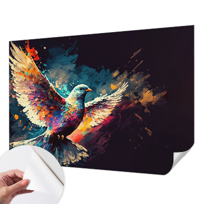 Moderne Fototapete nach Maß Farbenfroher Vogel