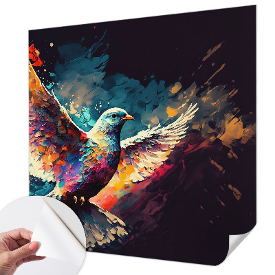 Moderne Fototapete nach Maß Farbenfroher Vogel