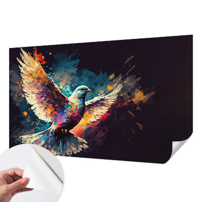 Moderne Fototapete nach Maß Farbenfroher Vogel