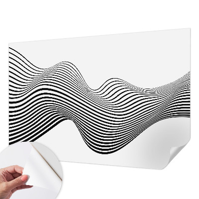 Fototapete in 3D-Optik mit dynamischer abstrakter Gestaltung