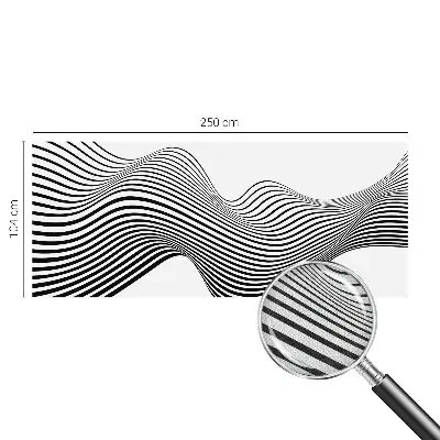 Fototapete in 3D-Optik mit dynamischer abstrakter Gestaltung