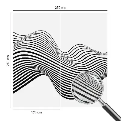 Fototapete in 3D-Optik mit dynamischer abstrakter Gestaltung