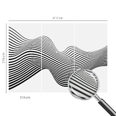 Fototapete in 3D-Optik Dynamische Abstraktion