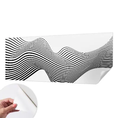 Fototapete in 3D-Optik mit dynamischer abstrakter Gestaltung