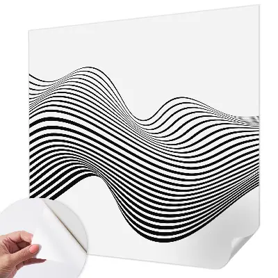 Fototapete in 3D-Optik mit dynamischer abstrakter Gestaltung
