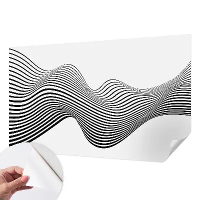 Fototapete in 3D-Optik mit dynamischer abstrakter Gestaltung