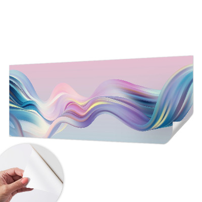 Hochwertige Bildtapete Bunte Wellen