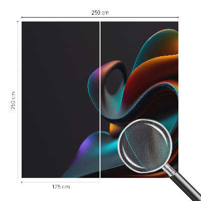 Vintage tapete Farbenfroher Wirbel