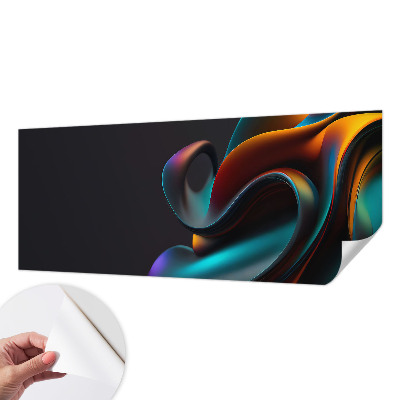 Vintage tapete Farbenfroher Wirbel