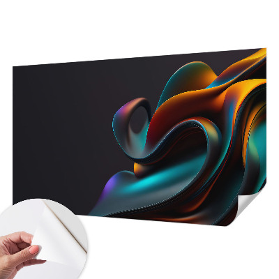 Vintage tapete Farbenfroher Wirbel