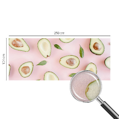 Selbstklebende Fototapete mit Avocado-Motiv
