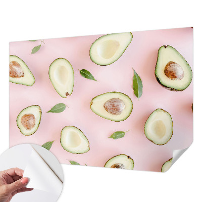 Selbstklebende Fototapete mit Avocado-Motiv